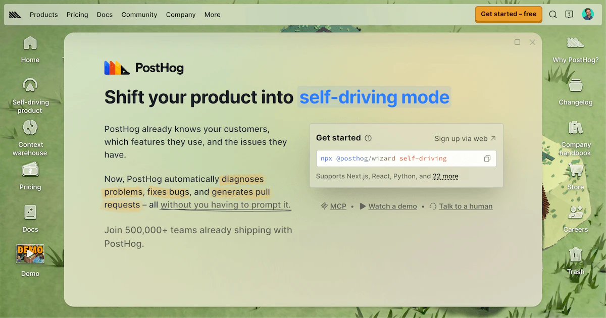 Open Graph image for PostHog