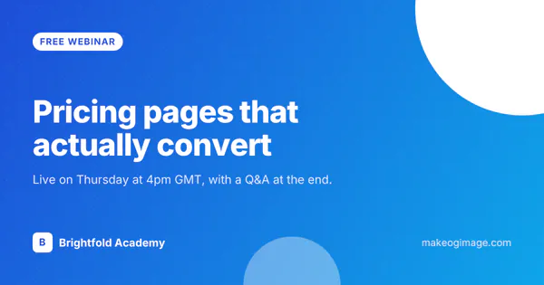 Blue Webinar template preview