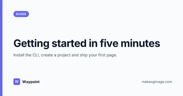 Clean Guide template preview