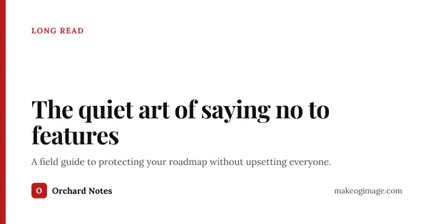 Editorial Long Read template preview